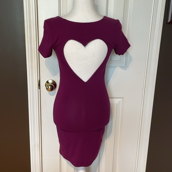 Victoria’s Secret PINK Ladies Mauve/Purple Plum Cut Out Dress - Picture 8 of 10